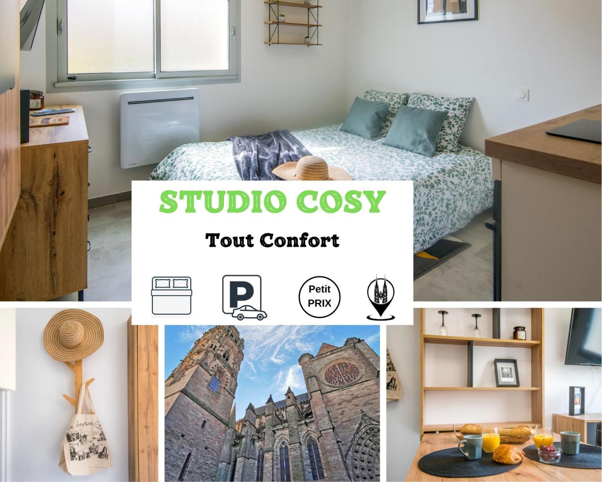 Studio Cosy - Tout Confort Rodez Eksteriør bilde